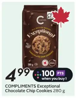 Sobeys COMPLIMENTS Exceptional Chocolate Chip Cookies offer