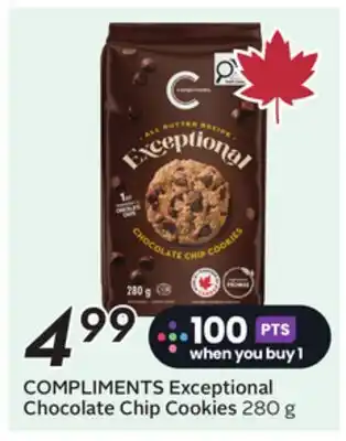 Sobeys COMPLIMENTS Exceptional Chocolate Chip Cookies offer