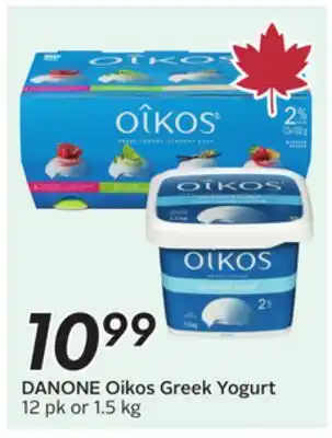 Sobeys Oikos Greek Yogurt offer