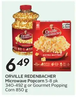 Sobeys Microwave Popcorn offer