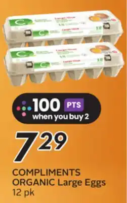 Sobeys COMPLIMENTS ORGANIC Large Eggs offer