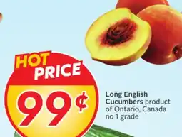 Sobeys Long English Cucumbers offer