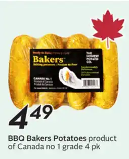 Sobeys BBQ Bakers Potatoes offer