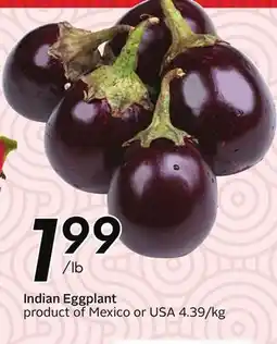 Sobeys Indian Eggplant offer