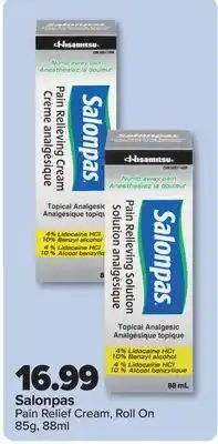 PharmaChoice Salonpas Pain Relief Cream, Roll On offer