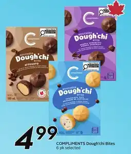 Sobeys COMPLIMENTS Dough'chi Bites offer