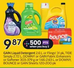 Sobeys GAIN Liquid Detergent offer