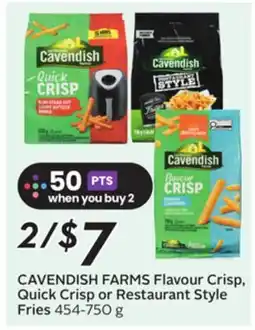 Sobeys CAVENDISH FARMS Flavour Crisp, Quick Crisp or Restaurant Style Fries offer