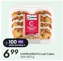 Sobeys COMPLIMENTS Loaf Cakes offer
