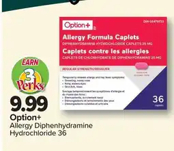 PharmaChoice Option+ Allergy Diphenhydramine Hydrochloride 36 offer