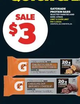 Real Canadian Superstore GATORADE PROTEIN BARS offer