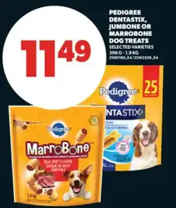 Real Canadian Superstore PEDIGREE DENTASTIX, JUMBONE OR MARROBONE DOG TREATS, 396 G - 1.9 KG offer