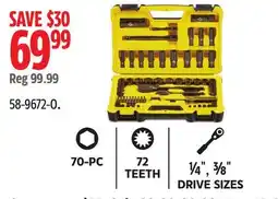 Canadian Tire Stanley Chrome Socket Sets offer