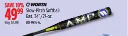 Canadian Tire WORTH Slow-Pitch Softball Bat offer