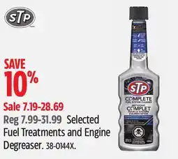 Canadian Tire ATP Selected Fuel Treatments and Engine Degreaser offer