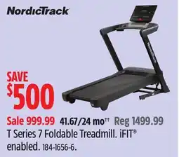 Canadian Tire T Series 7 Foldable Treadmill offer