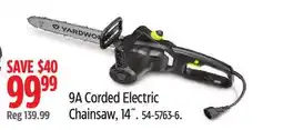Canadian Tire Yard Works 9A Corded Electric Chainsaw, 14˝ offer