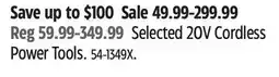 Canadian Tire Maximum Selected 20V Cordless Power Tools offer