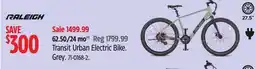 Canadian Tire Raleigh Transit Urban Electric Bike offer