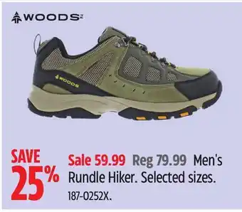 Canadian Tire Woods Men's Rundle Hiker offer