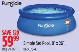 Canadian Tire Funsicle Simple Set Pool, 8´ x 26˝ offer
