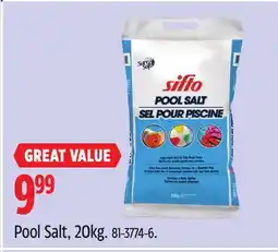 Canadian Tire Pool Salt offer