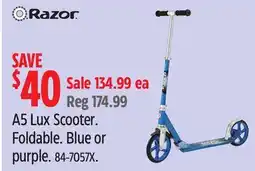 Canadian Tire A5 Lux Scooter offer