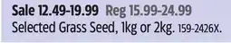 Canadian Tire Selected Grass Seed, 1kg or 2kg offer