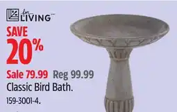 Canadian Tire Classic Bird Bath offer