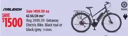Canadian Tire RALEIGH Getaway Electric Bike offer