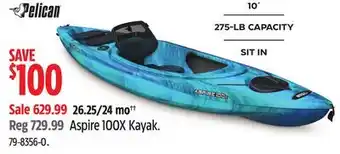 Canadian Tire Aspire 100X Kayak offer