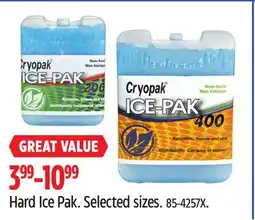 Canadian Tire Hard Ice Pak offer