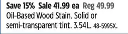 Canadian Tire Oil-Based Wood Stain offer