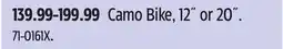 Canadian Tire Camo Bike, 12 or 20 offer