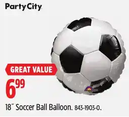 Canadian Tire 18 Soccer Ball Balloon offer