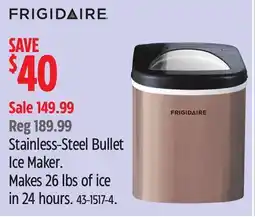 Canadian Tire Stainless-Steel Bullet Ice Maker offer