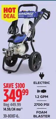 Canadian Tire SIMONIZ PRESS CARPET CLEANER offer