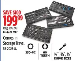 Canadian Tire Mastercraft General Use Socket Sets offer