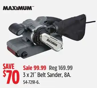 Canadian Tire 3 x 21 Belt Sander, 8A offer