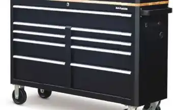 Canadian Tire 56 9-Drawer Cabinet with Built-In Power Bar with USB offer