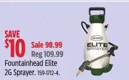 Canadian Tire Scotts Fountainhead Elite 2G Sprayer offer