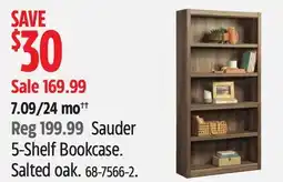 Canadian Tire Sauder 5-Shelf Bookcase offer