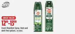 Canadian Tire Insect Repellent Spray offer