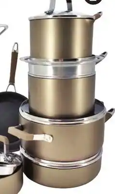 Canadian Tire 12-Pc Champagne Bronze Non-Stick Cookset offer