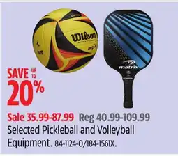 Canadian Tire Selected Pickleball and Volleyball Equipment offer