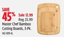 Canadian Tire Master Chef Bamboo Cutting Boards, 3-Pk offer