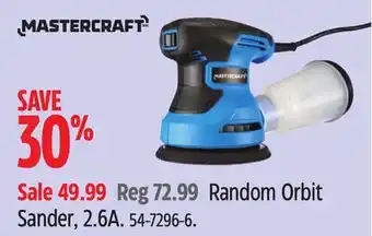 Canadian Tire Random Orbit Sander, 2.6A offer