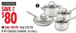 Canadian Tire LAGOSTINA 8-Pc Classico Cookset offer