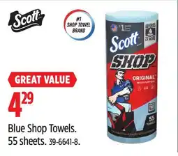 Canadian Tire Blue Shop Towels offer