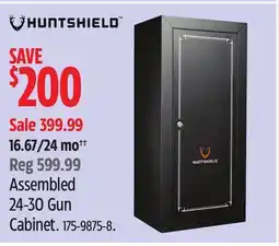 Canadian Tire HUNTSHIELD Assembled 24-30 Gun Cabinet offer